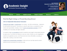 Tablet Screenshot of academic-insight.com
